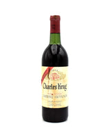 1974 Charles Krug Peter Mondavi Family Vintage Selection Cabernet Sauvignon (VHS/ Stained Label / Slightly Corroded Capsule)
