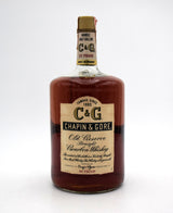 Chapin & Gore 6 Year Old Reserve Straight Bourbon Whiskey (1960's, Half Gallon)