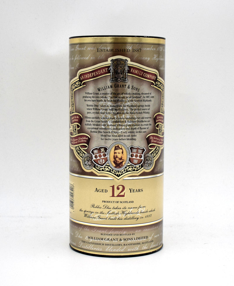 Robbie Dhu 12 Year Deluxe Scotch Whiskey (1L)