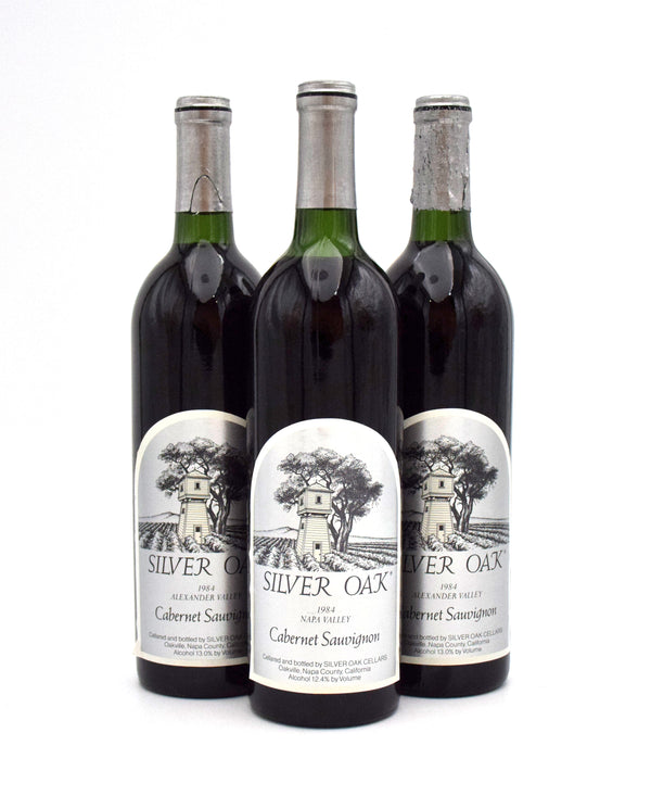 1984 Silver Oak Cellars Alexander Valley Cabernet Sauvignon (Corroded Capsules)