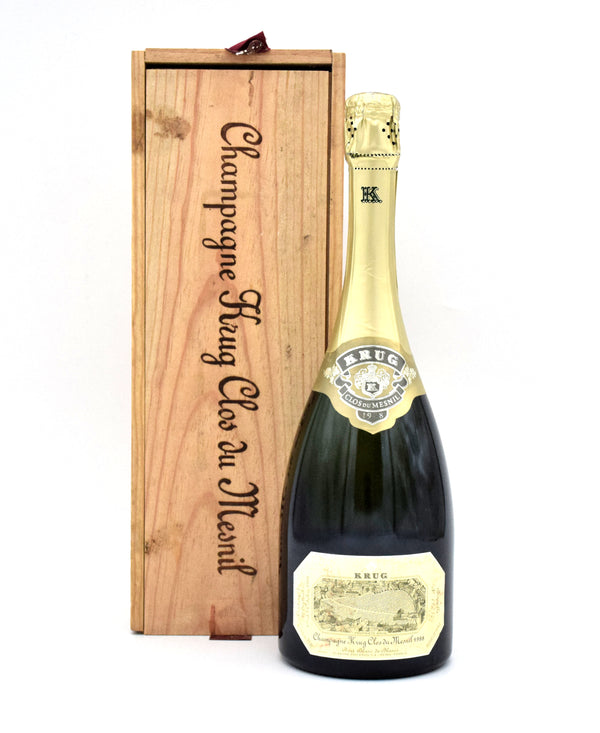 1988 Krug Clos du Mesnil Blanc de Blancs Brut (w/ wooden Box)
