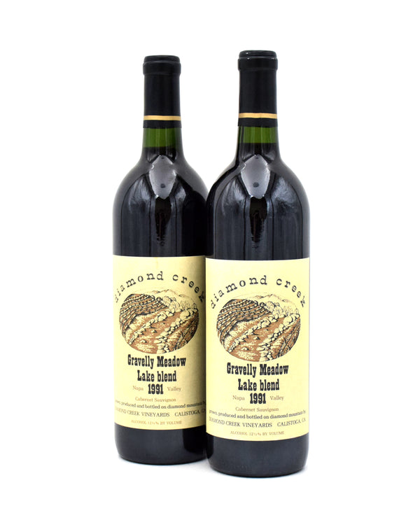 1991 Diamond Creek Gravelly Meadow Lake Blend Cabernet Sauvignon