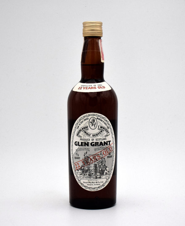 Stuart MacNair 'Glen Grant' 22 Year Single Malt Scotch (1950 Release)