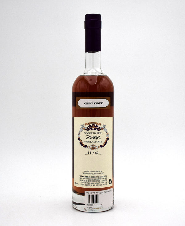 Willett Family Estate 7 Year Bourbon Barrel Number 3091 (Johnny Exotic)