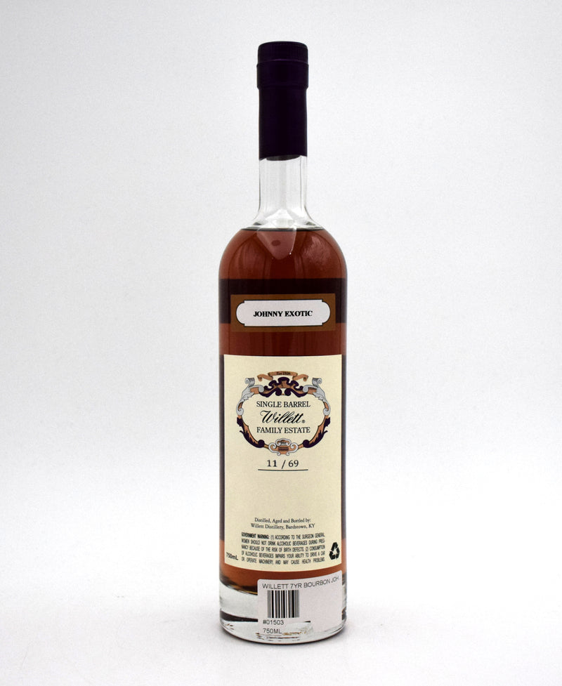 Willett Family Estate 7 Year Bourbon Barrel Number 3091 (Johnny Exotic)