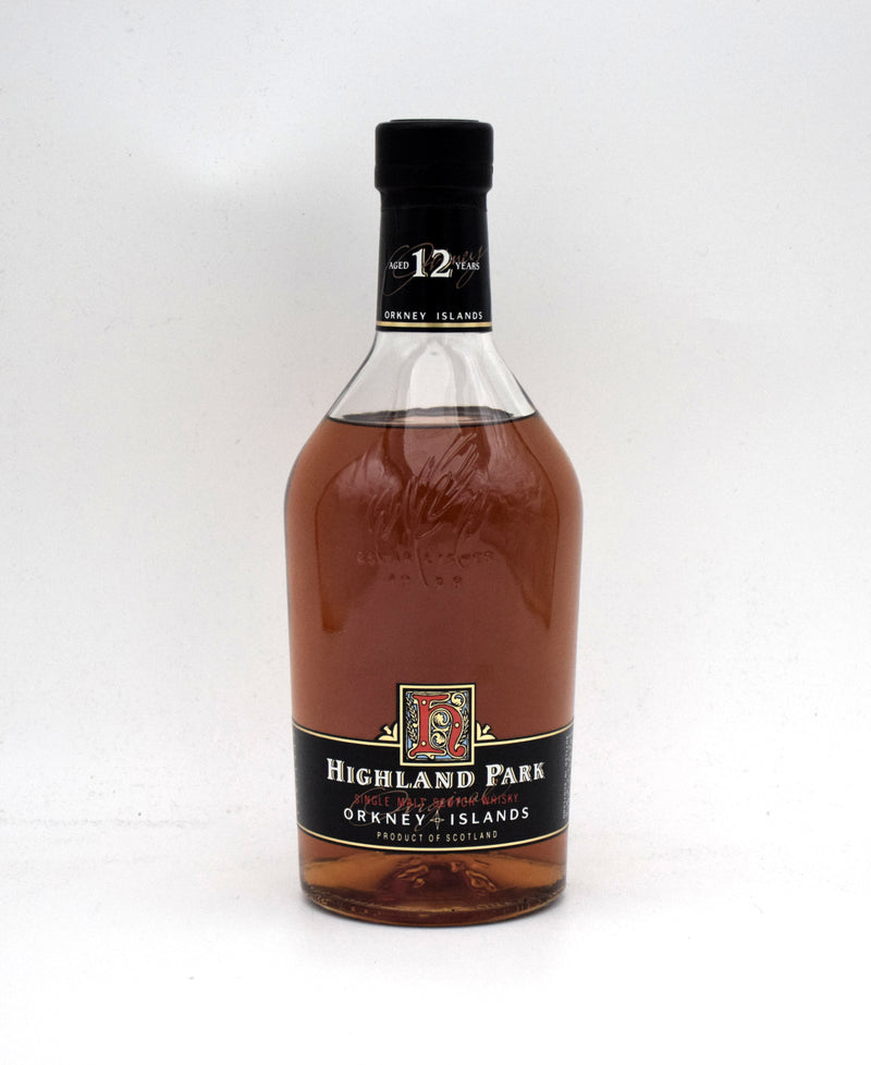 Highland Park 12 Year Scotch Whisky (Older Release, 1L)