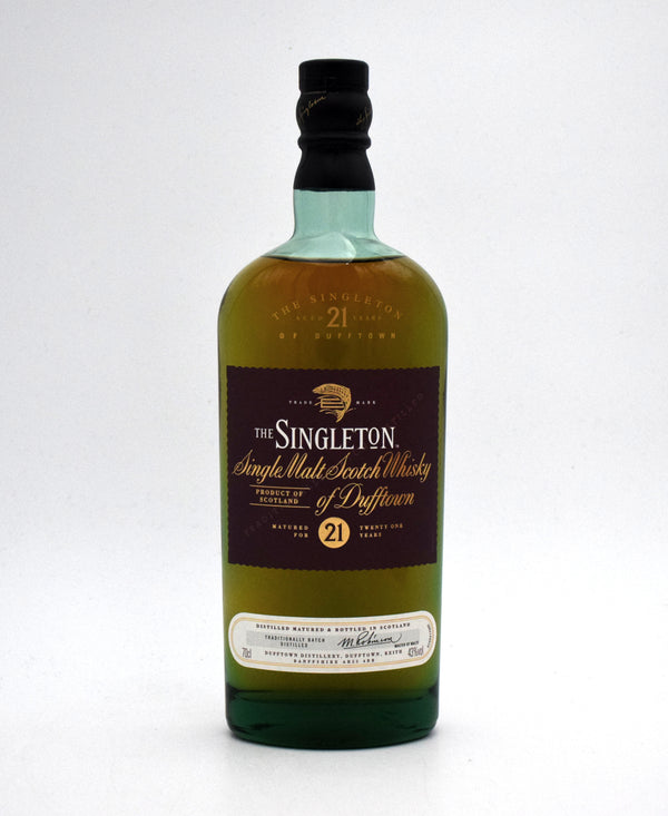 The Singleton of Dufftown 21 Year Old Single Malt Scotch Whisky (Older Bottling)