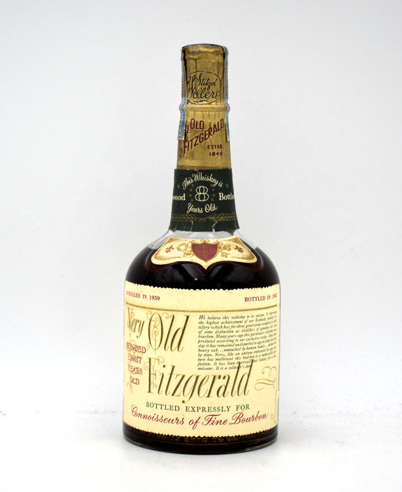 Very Old Fitzgerald 'Bottled in Bond' 8 Year Bourbon (1959 Release)