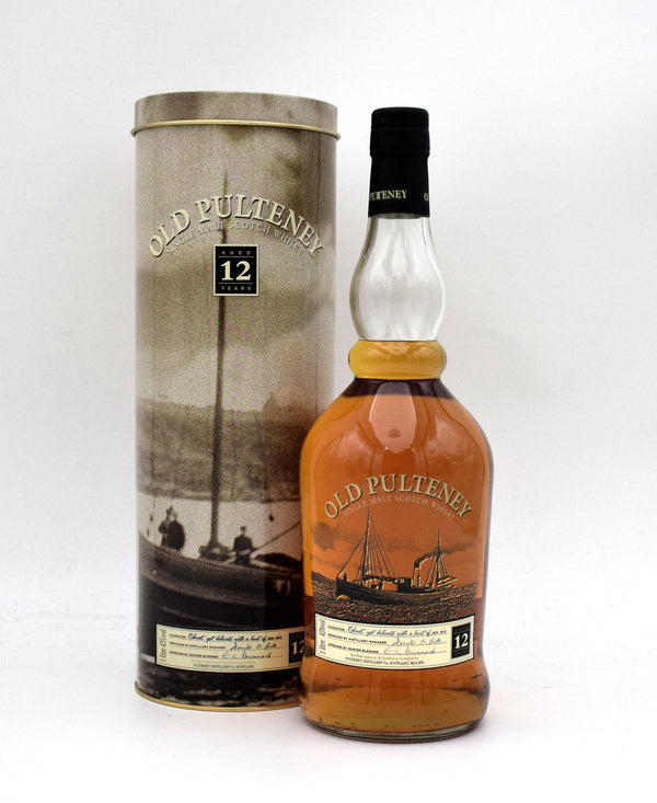 Old Pulteney 12 Year Single Malt Scotch (Older Bottling, 1L)