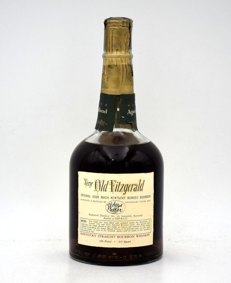Very Old Fitzgerald 'Bottled in Bond' 8 Year Bourbon (1959 Release)