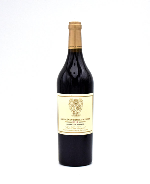 2013 Kapcsandy Family Winery State Lane Vineyard Roberta's Reserve