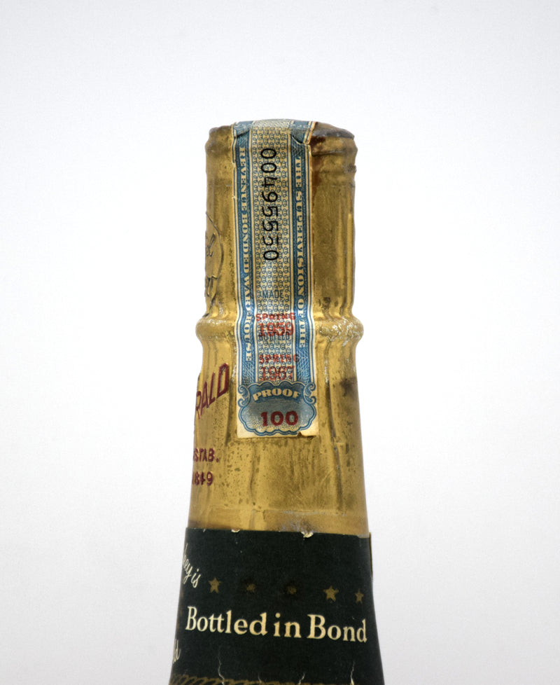 Very Old Fitzgerald 'Bottled in Bond' 8 Year Bourbon (1959 Release)