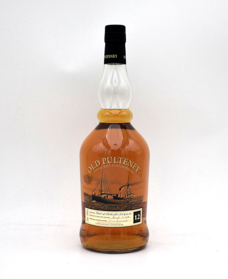 Old Pulteney 12 Year Single Malt Scotch (Older Bottling, 1L)