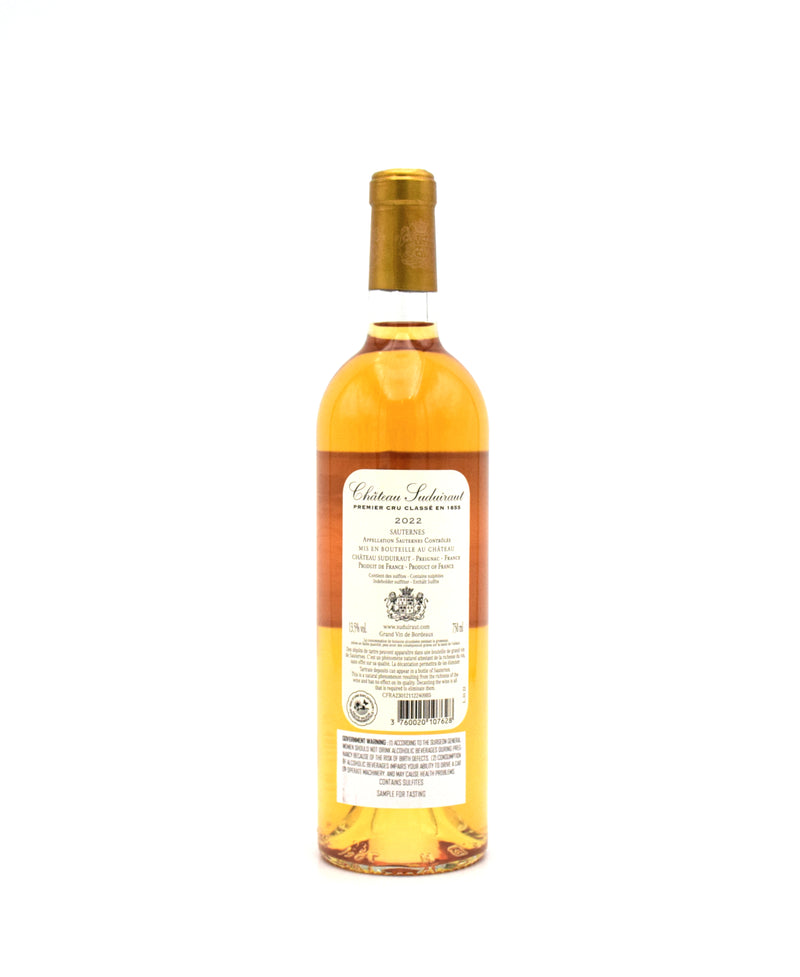 2022 Chateau Suduiraut (Scuffed Label) – FineLiquors