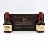 Maker's Mark 'Generation to Generation' Kentucky Straight Bourbon - Set of 2, 375ML Bottles (Signed Wooden Display)