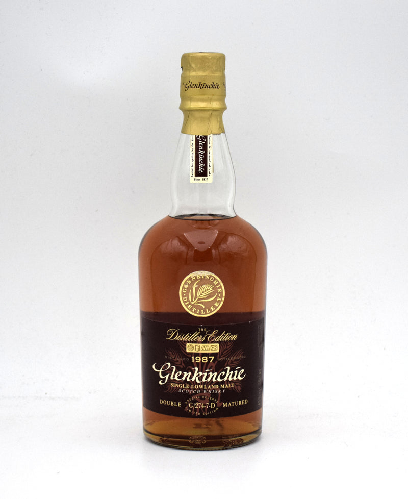 Glenkinchie 'Distiller's Edition' Double Matured Single Malt Scotch (1987 Release)