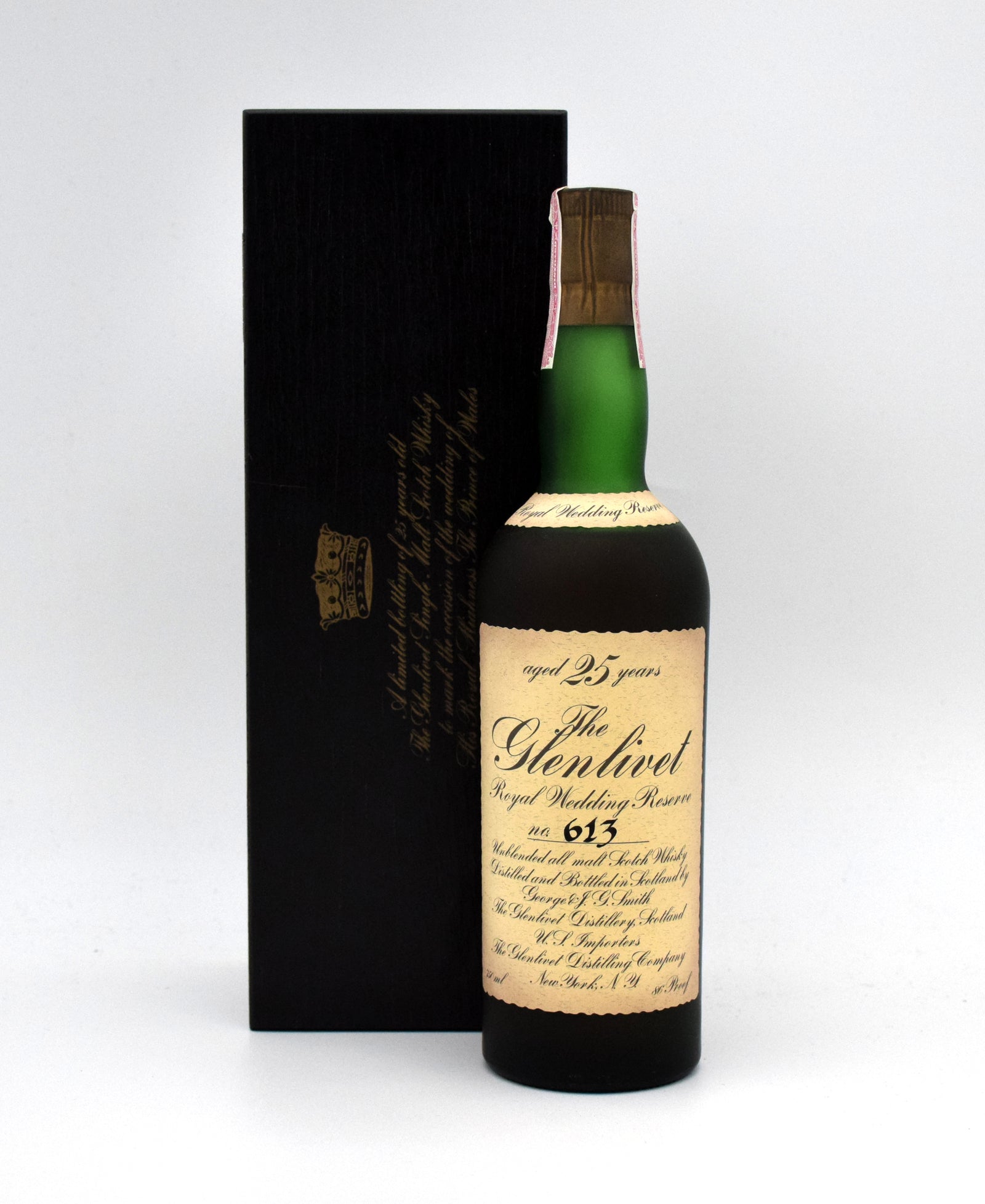 The Glenlivet  Wedding Reserve 25年 Glenlivet 25 Year 'Royal Wedding Reserve' Single Malt Scotch