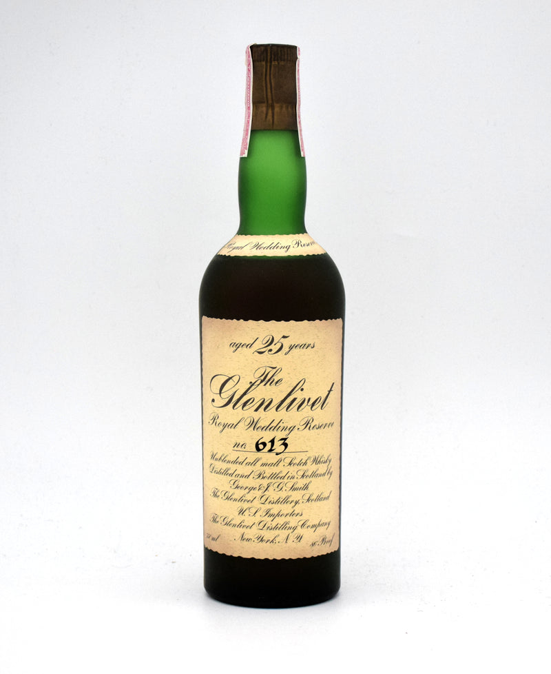 Glenlivet 25 Year 'Royal Wedding Reserve' Single Malt Scotch