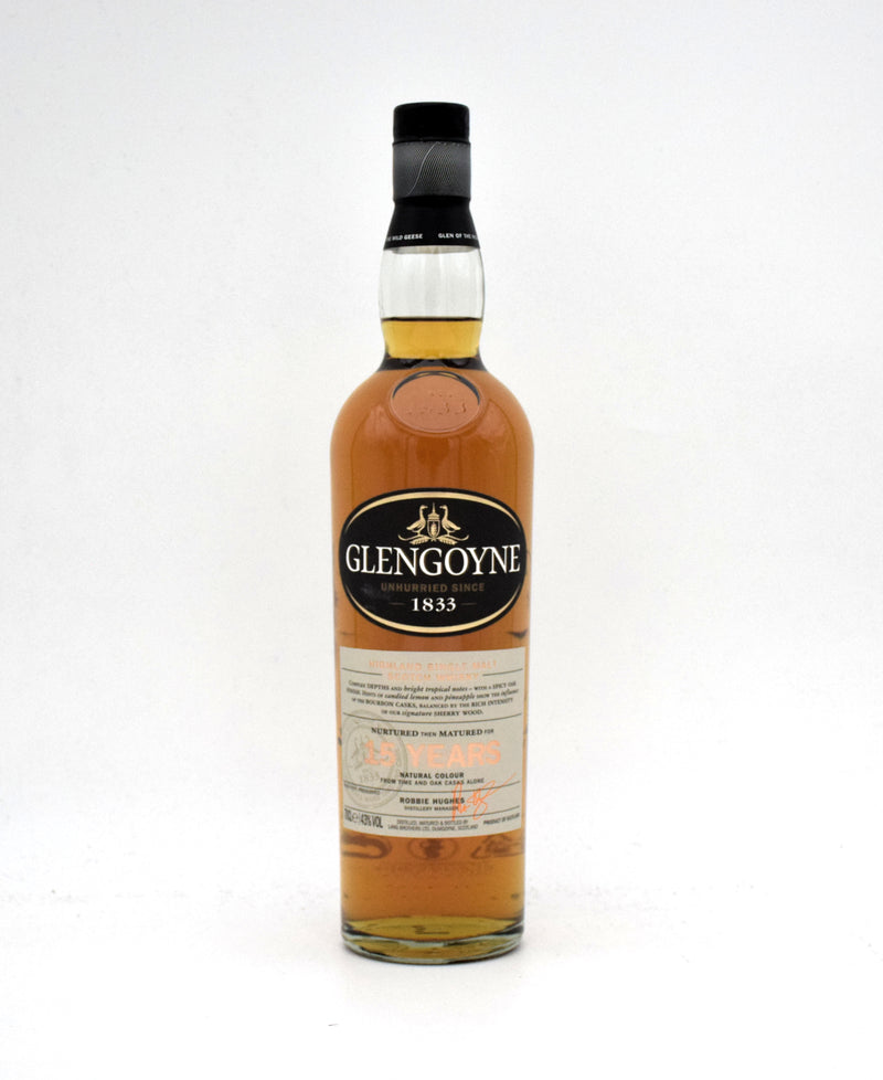 Glengoyne 15 Year Single Malt Scotch (2015 Release, Special Bottling)
