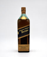 Johnnie Walker Blue Label Scotch Whisky (Older Bottling, 1L) (Blue/Tan Box)