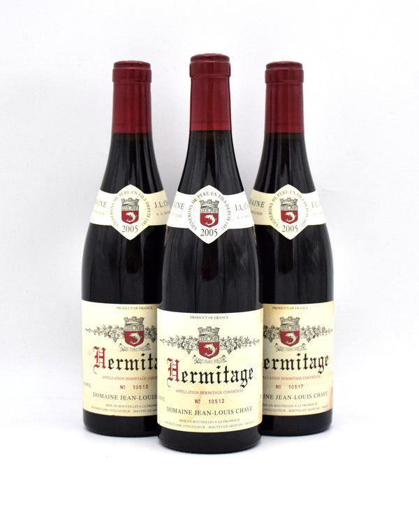 2005 Domaine Jean Louis Chave Hermitage (Very Lightly Stained Labels)