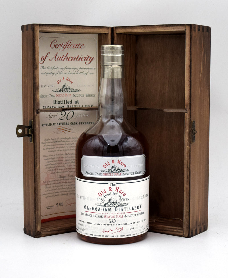 Douglas Laing Old & Rare Platinum 'Glencadam' 20 Year Single Malt Scotch (1985 Release)