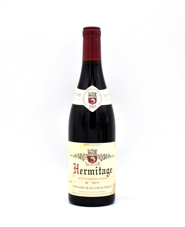 2005 Domaine Jean Louis Chave Hermitage (Very Lightly Stained Labels)