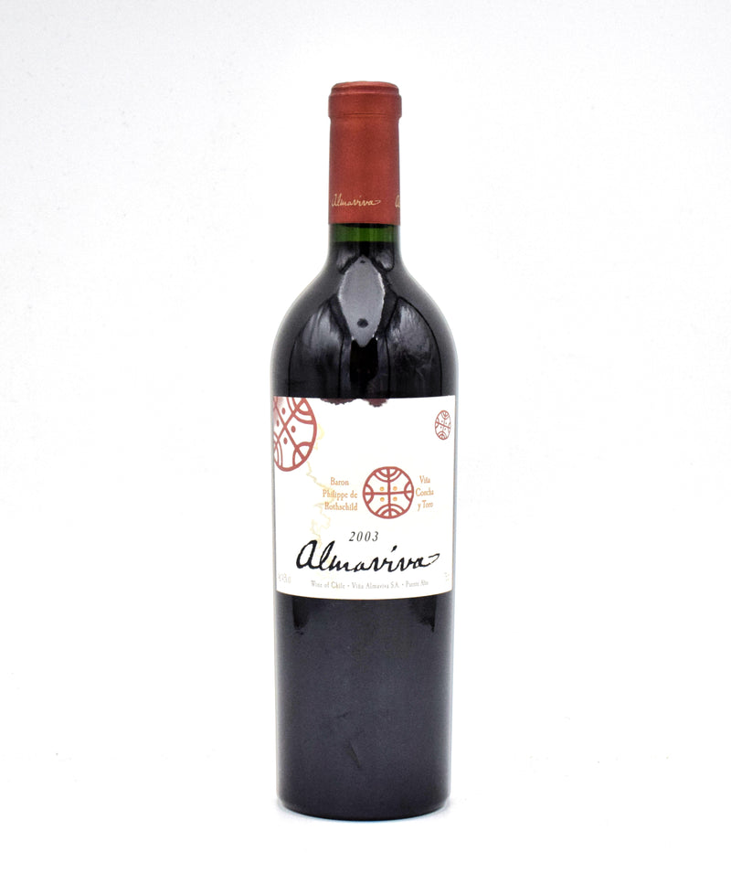 2003 Vina Almaviva (slightly stained label)