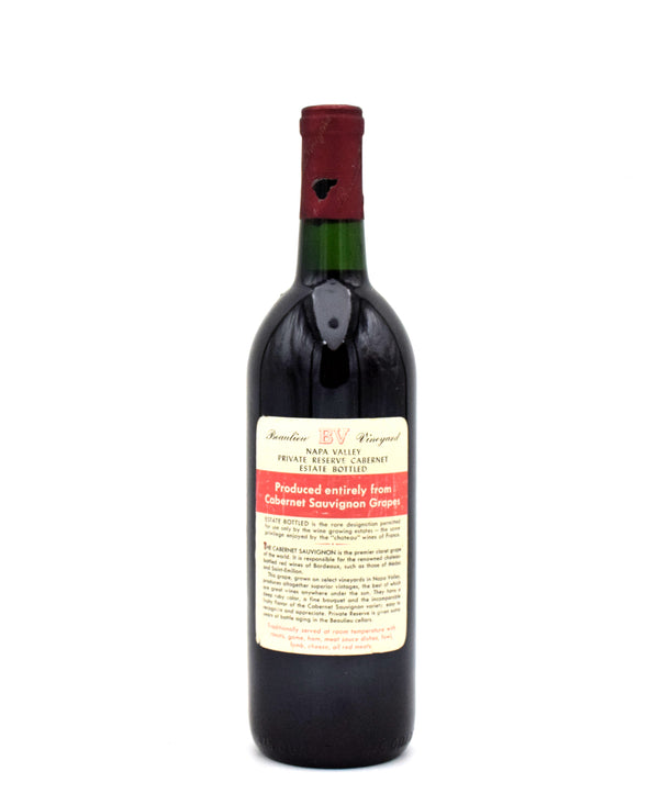 1970 Beaulieu Vineyard BV 'Georges de Latour Private Reserve' Cabernet Sauvignon