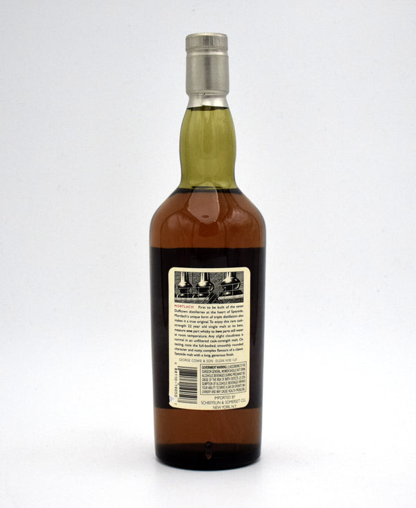 Mortlach 'Rare Malts' Natural Cask Strength 22 Year Single Malt Scotch (1972 Release)