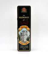 Glenlivet 12 Year Single Malt Scotch (Older Bottling, Rare Caerlaverock Tin Box: Castles Collection)
