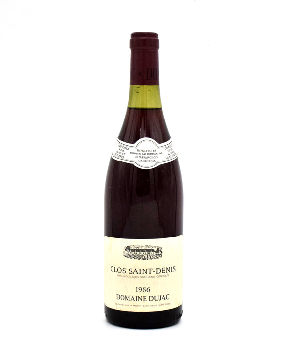 1986 Domaine Dujac Clos Saint-Denis Grand Cru