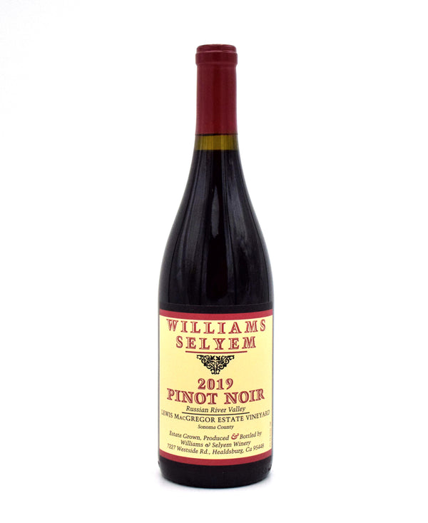 2019 Williams Selyem Lewis MacGregor Estate Vineyard Pinot Noir
