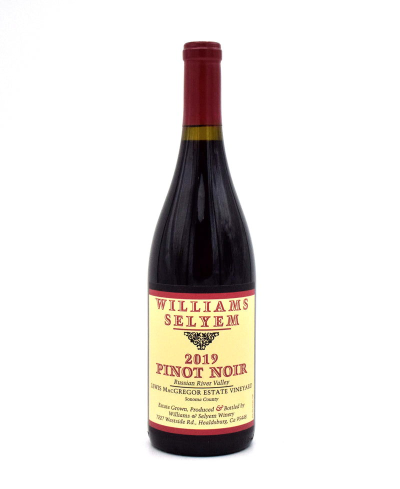 2019 Williams Selyem Lewis MacGregor Estate Vineyard Pinot Noir