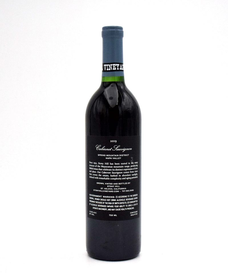 2019 Stony Hill Vineyard Cabernet Sauvignon