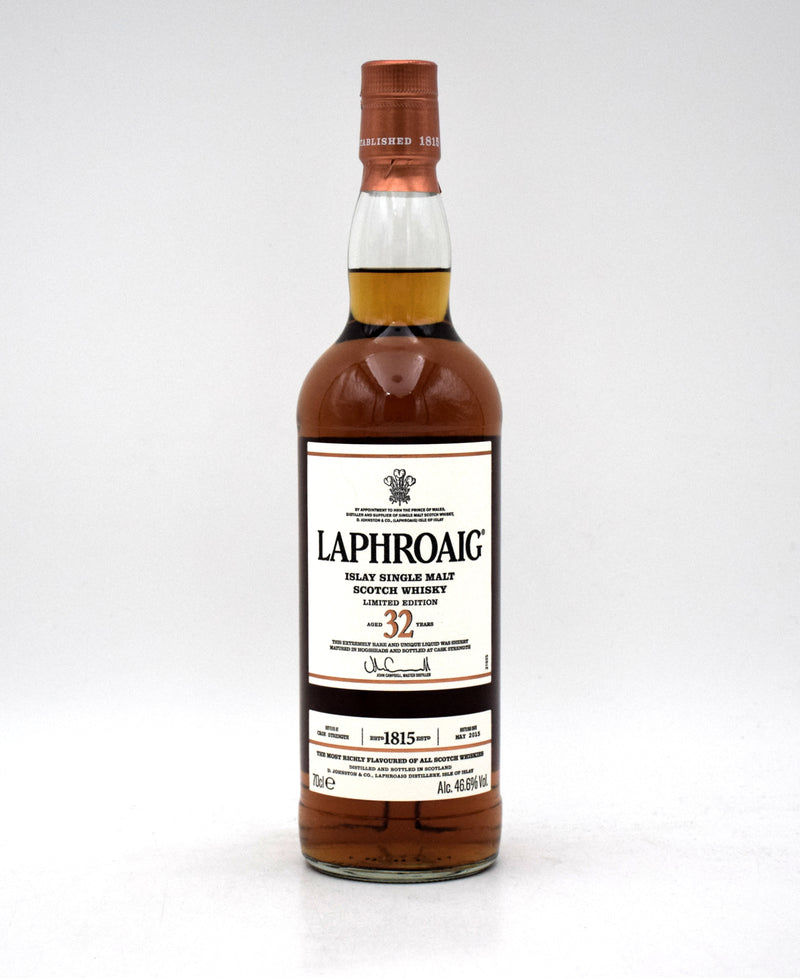 Laphroaig Limited Edition 32 Year Single Malt Scotch (2015 Release)