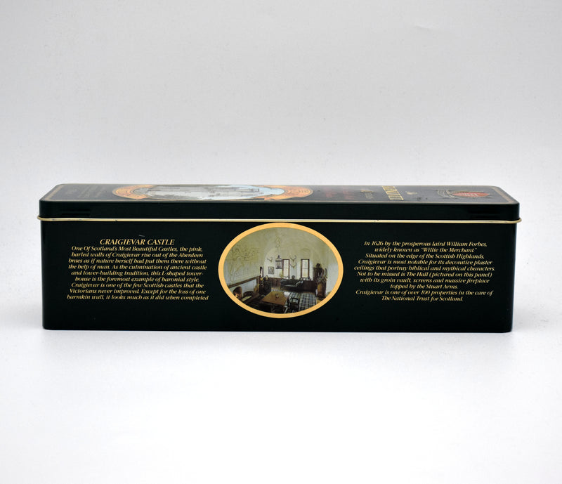 Glenlivet 12 Year Single Malt Scotch (Older Bottling, Rare Caerlaverock Tin Box: Castles Collection)