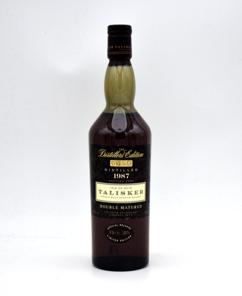 Talisker Double Matured Distiller's Edition 13 Year Single Malt Scotch (1987 Release)