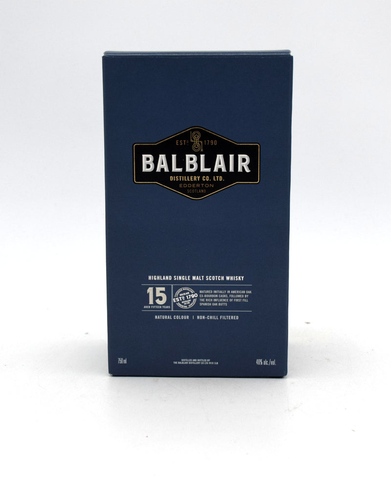 Balblair 15 Year Old Single Malt Scotch – FineLiquors