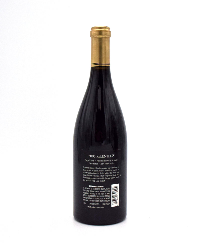 2005 Shafer Vineyards Relentless