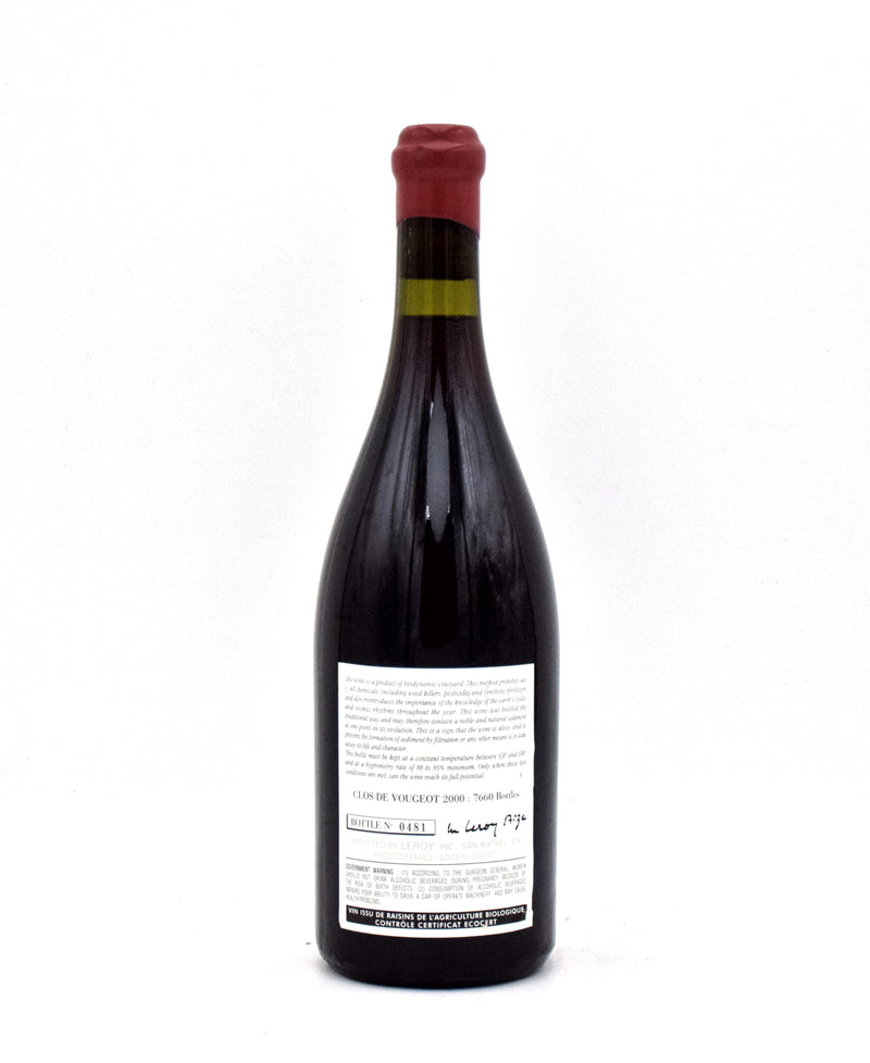 2000 Leroy Clos de Vougeot Grand Cru