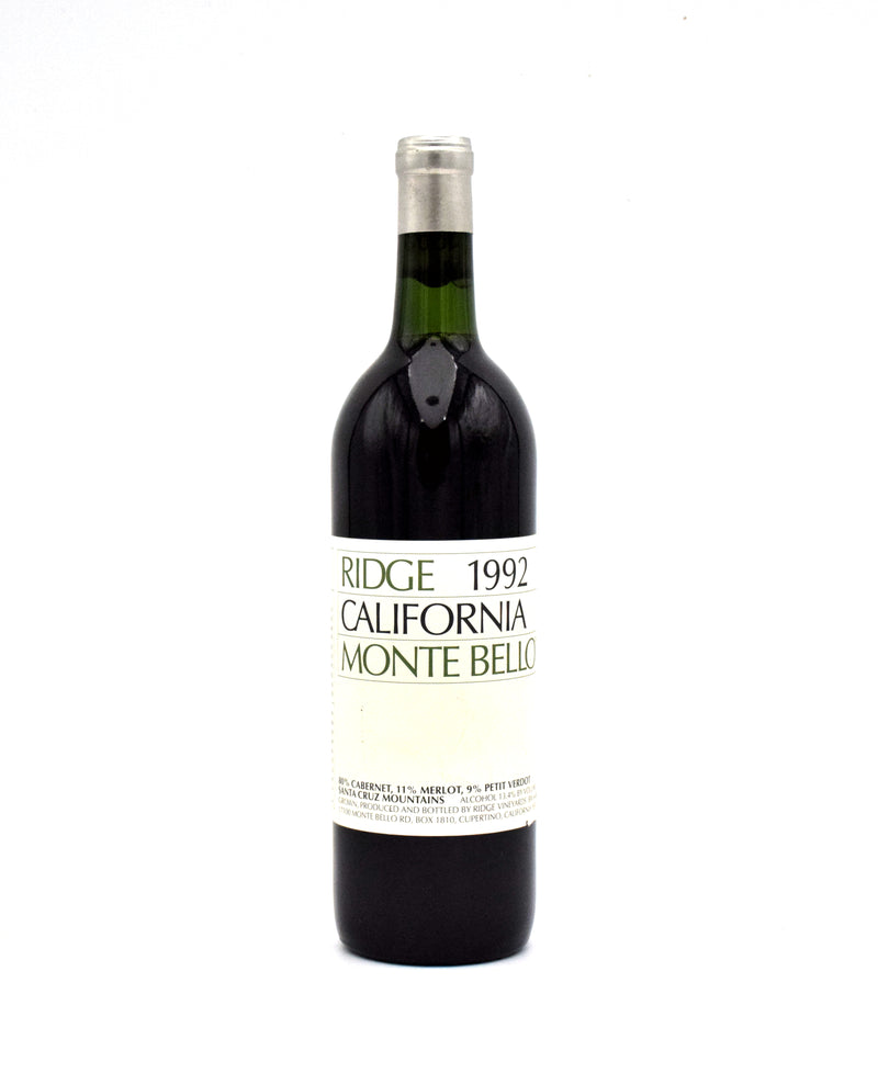 1992 Ridge Vineyards Monte Bello