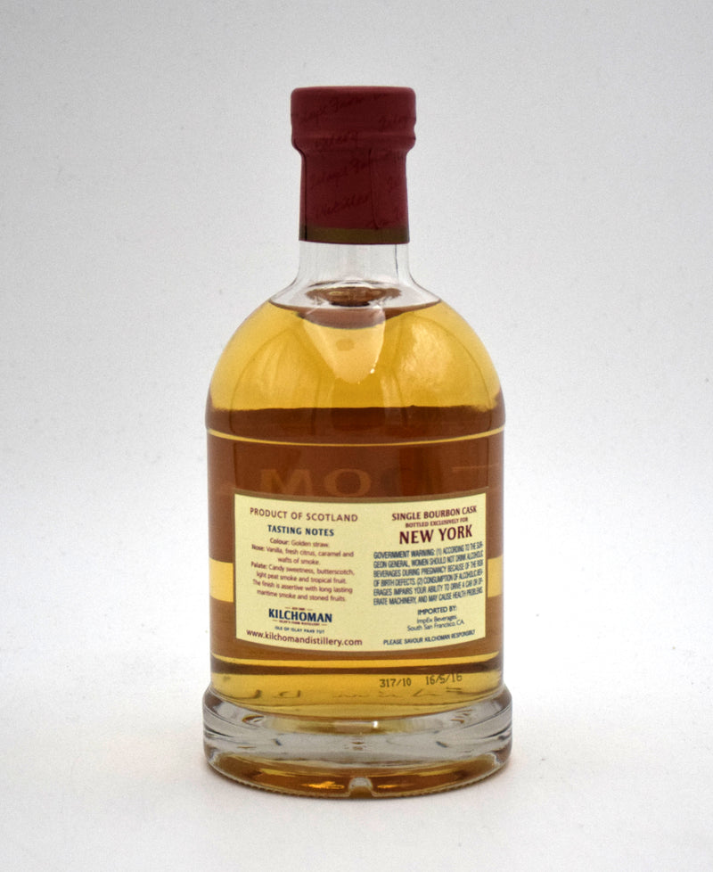 Kilchoman 'Single Bourbon Cask Release' Single Malt Scotch (New York Exclusive)