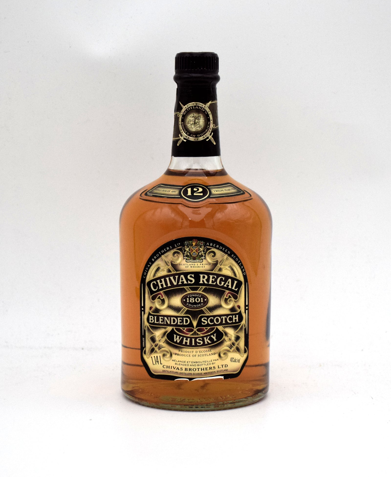 Chivas Regal 12 Year Blended Scotch (1980's Bottling, 1L