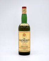 Glenlivet 12 Year Single Malt Scotch (Older Bottling, Rare Caerlaverock Tin Box: Castles Collection)