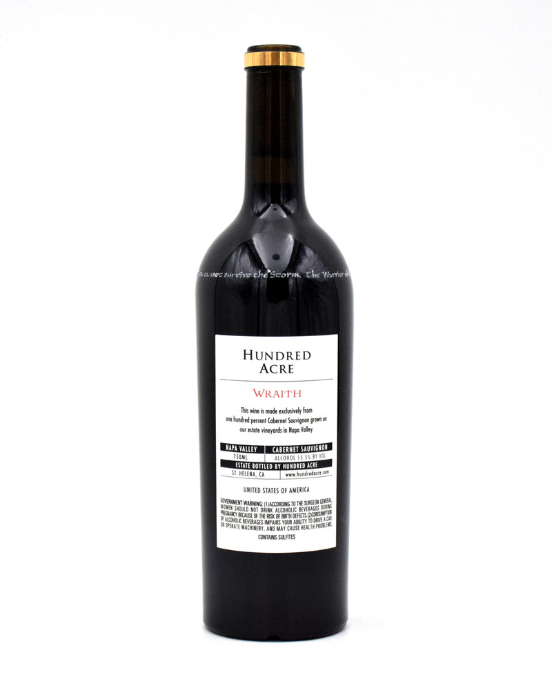 2016 Hundred Acre 'Wraith' Cabernet Sauvignon (Case of 3 bottles)