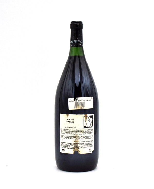 1989 M. Chapoutier Ermitage Le Pavillon (1.5L, Slightly Stained Label)