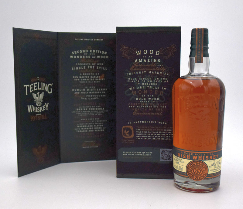The Teeling Whiskey Co. 'Wonders of Wood' Second Edition Virgin Portuguese Oak Single Pot Still Irish Whiskey