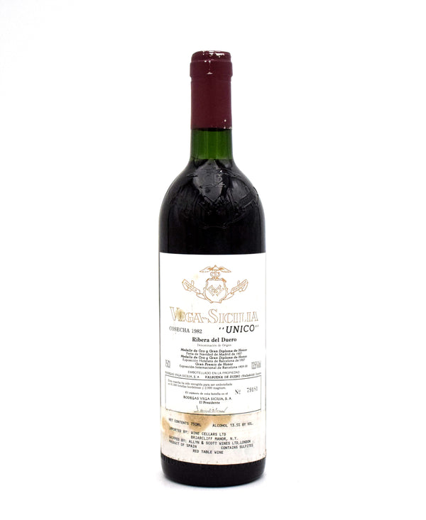 1982 Vega Sicilia Unico Gran Reserva (Slightly Stained Label)