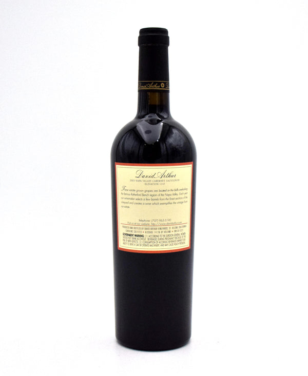 2003 David Arthur Estate Elevation 1147 Cabernet Sauvignon
